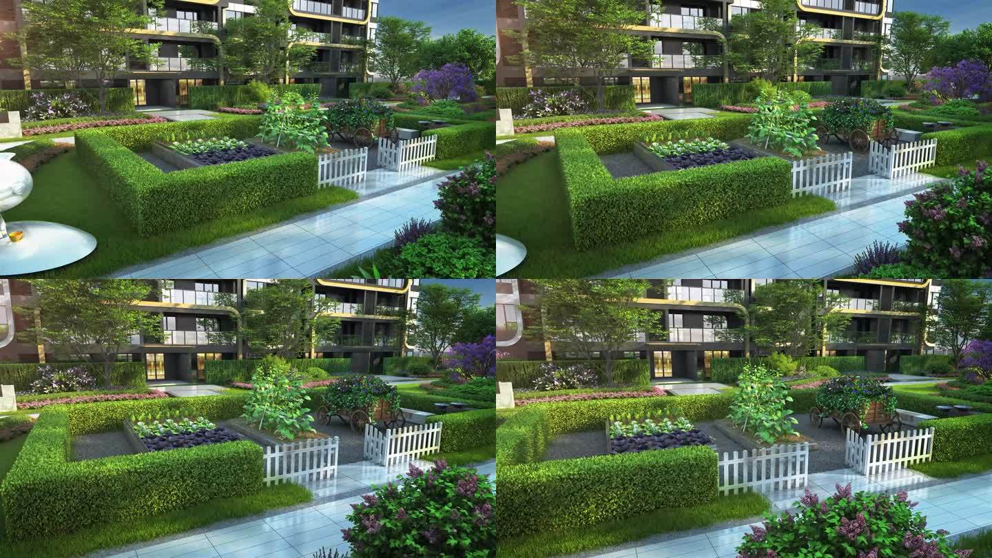 住宅小区园林景观漫游