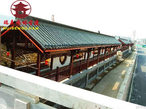 成都仿古廊架,实木长廊定制加工